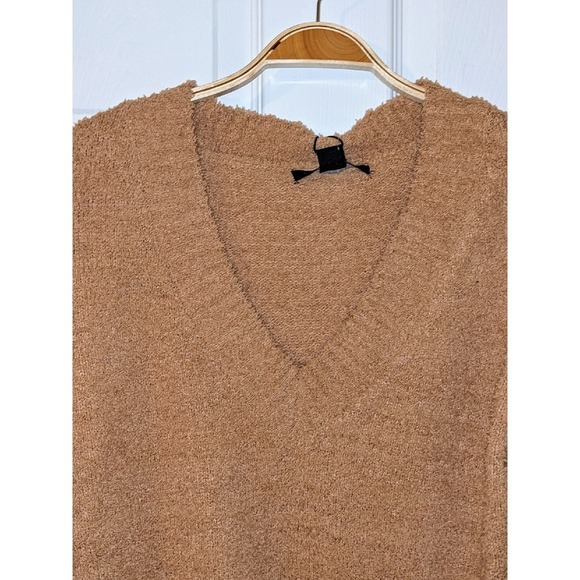 Sanctuary V-Neck Pullover Sweater Fuzzy Knit Soft Cozy Maple XXS NWT $79 - Picture 4 of 9